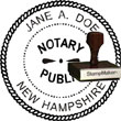Notary Seal - Wood Stamp - New Hampshire NOTARY_SEAL_NEW_HAMPSHIRE_WOOD_STAMP