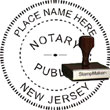 Notary Seal - Wood Stamp - New Jersey NOTARY_SEAL_NEW_JERSEY_WOOD_STAMP