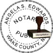 Notary Seal - Wood Stamp - North Carolina NOTARY_SEAL_NORTH_CAROLINA_WOOD_STAMP