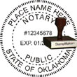 Notary Seal - Wood Stamp - Oklahoma NOTARY_SEAL_OKLAHOMA_WOOD_STAMP