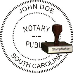 Notary Seal - Wood Stamp - South Carolina NOTARY_SEAL_SOUTH_CAROLINA_WOOD_STAMP