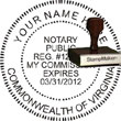 Notary Seal - Wood Stamp - Virginia NOTARY_SEAL_VIRGINIA_WOOD_STAMP