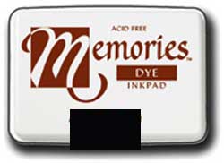 Memories Dye Stamp Pad Black MEMORIES_PAD_BLACK