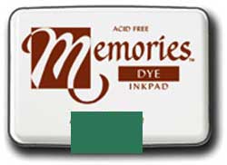 Memories Dye Stamp Pad Green MEMORIES_PAD_GREEN