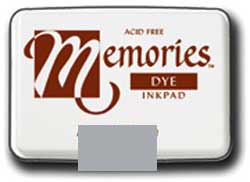 Memories Dye Stamp Pad Soft Silver MEMORIES_PAD_SOFT_SILVER