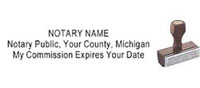 Wood Notary Stamp WOOD_NOTARY