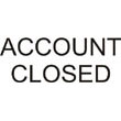 SS-1 Account Closed Stamp - theStampmaker.com