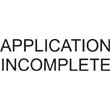 SS-6 Application Incomplete Stamp SS6_APPLICATION_INCOMPLETE