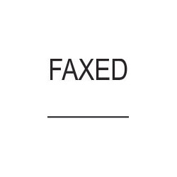 Faxed Stamp SSS12 SSS12_FAXED