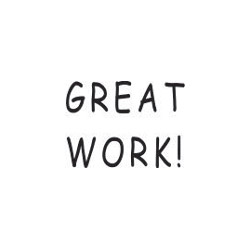 Great Work Stamp SSS16 SSS16_GREAT_WORK