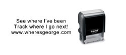 Trodat 4911 - Where's George Stamp - WG2 TRODAT_4911_WHERES_GEORGE