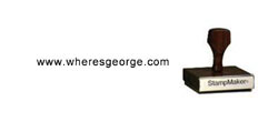 Wood Stamp - Where's George Stamp - WG4 WOOD_STAMP_WHERES_GEORGE_WG4
