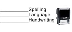 Trodat Printy 4912 Teacher-Spelling TRODAT_4912_SPELLING