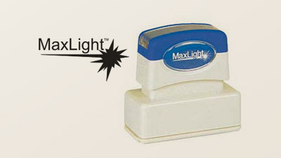 MaxLight Pre-Inked Stamps