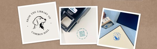 From the Library of... Stamps | Custom Rubber Stamps