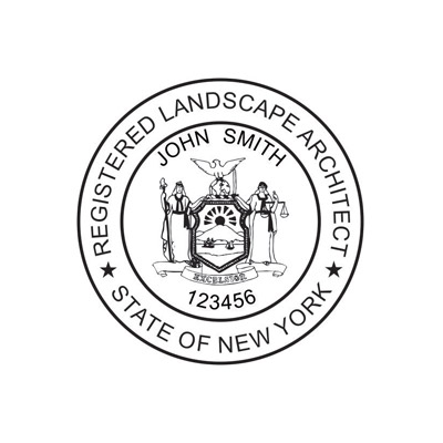 landscape architect stamps & seals