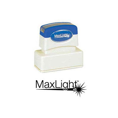 maxlight pre-inked stamps