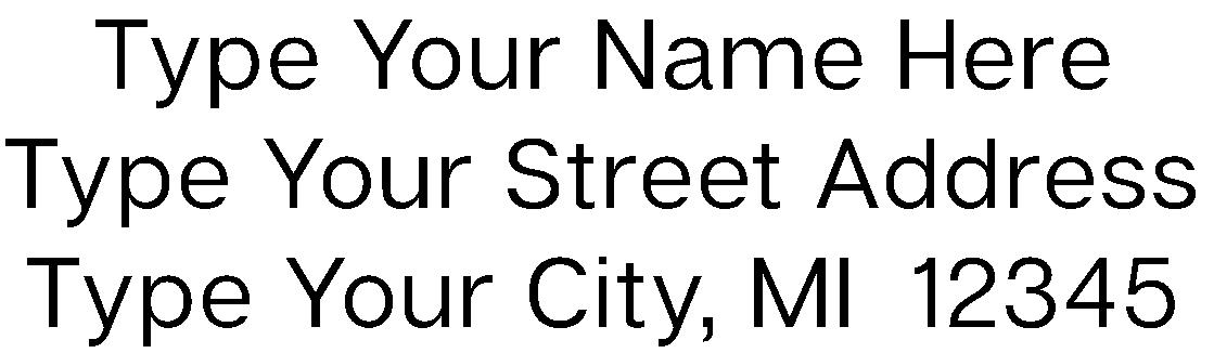 Address Stamp 9