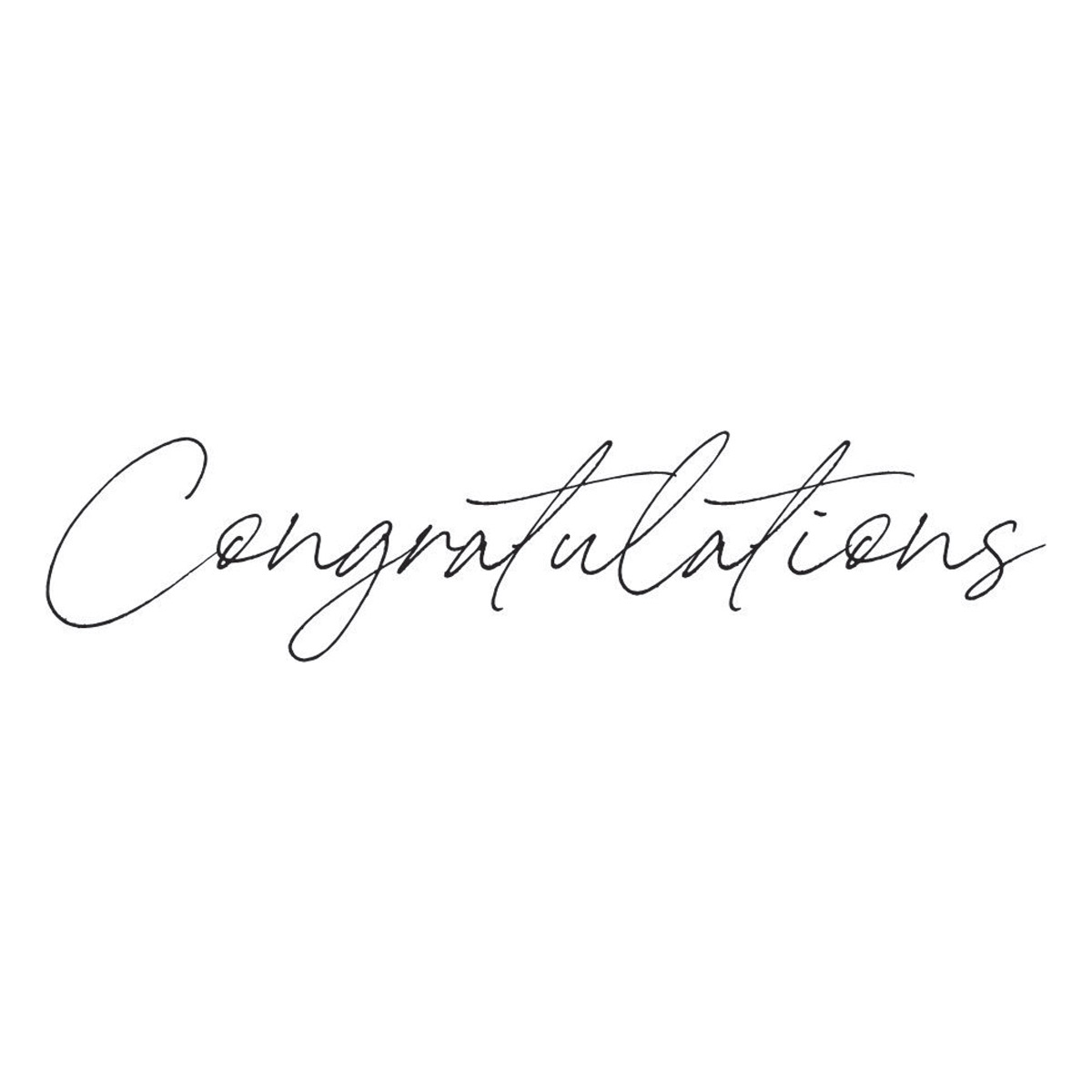 craft stamp - congratulations