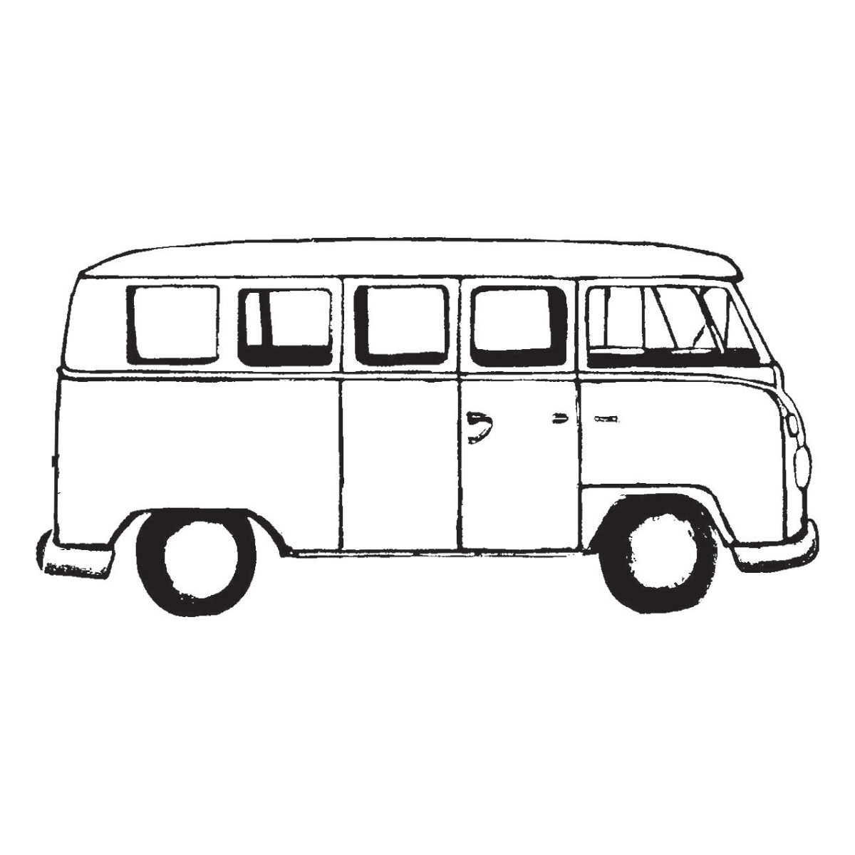 Craft Stamp - Bus