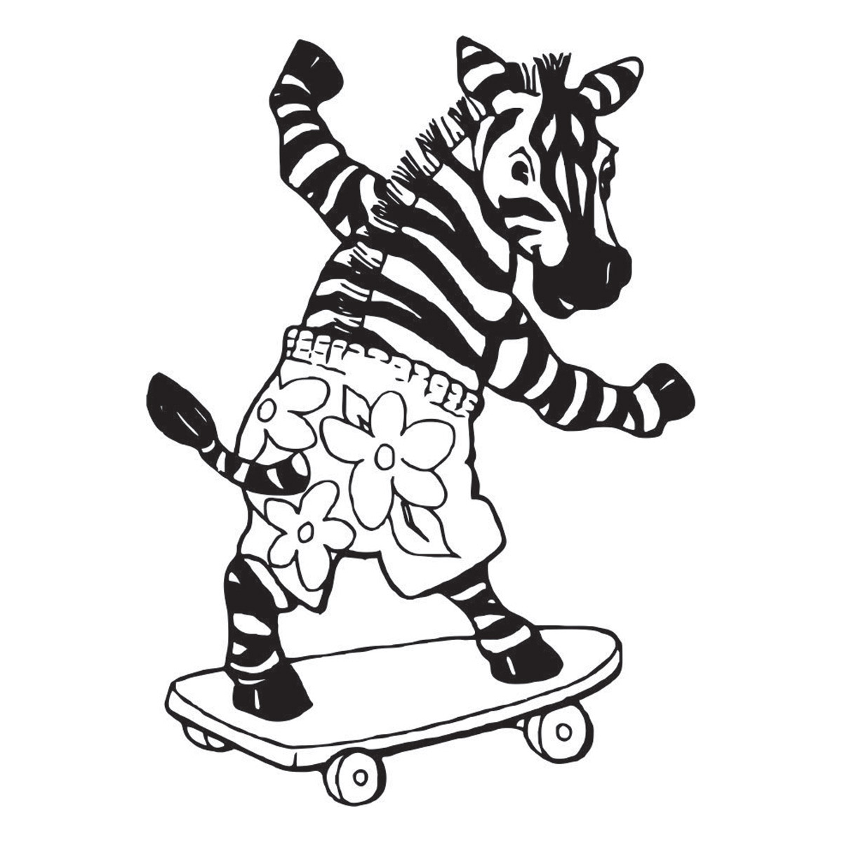 Craft Stamp - Zebra