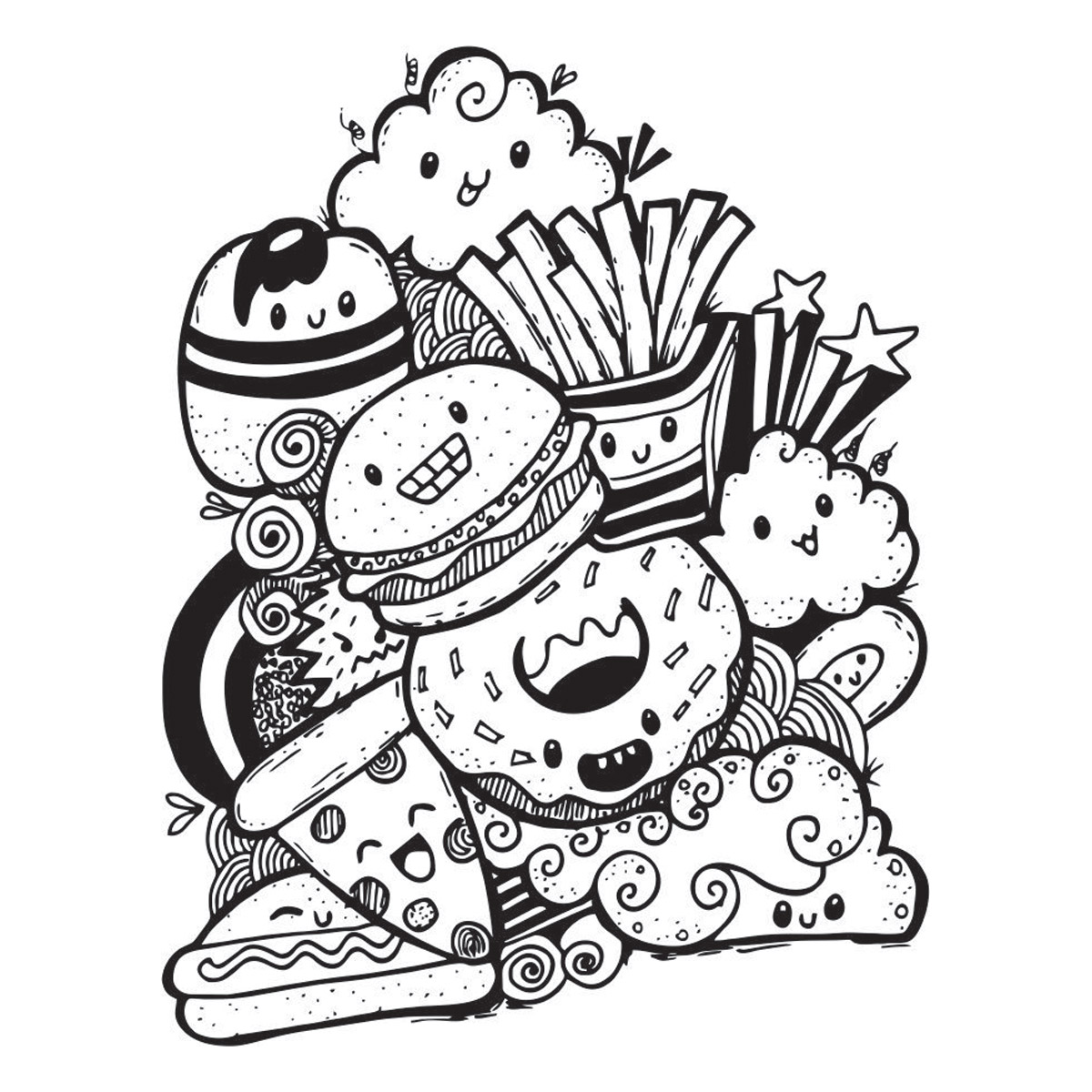 Craft Stamp - Food CRAFT FOOD STAMP