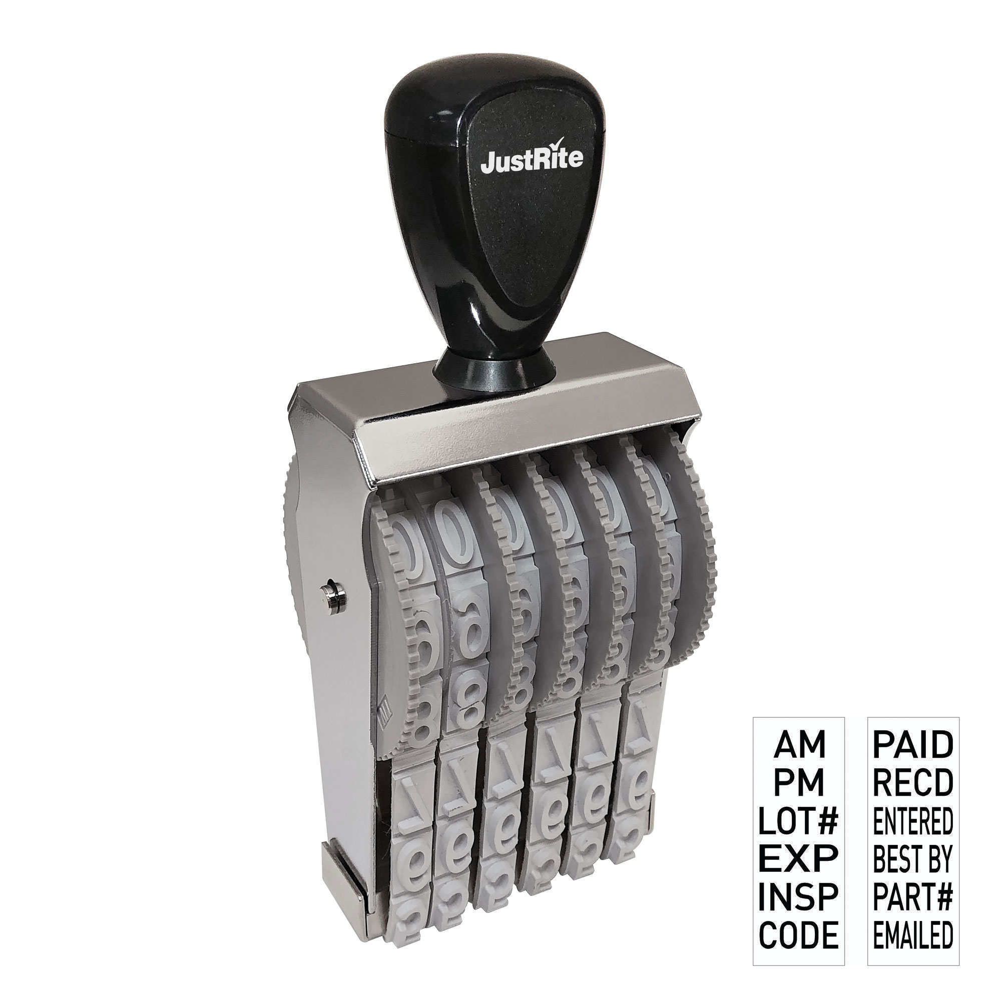 Justrite BN2-8 Number Stamp - Stock