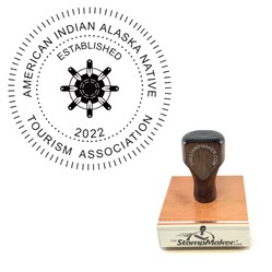 Wood Seal Stamp with Your Artwork
