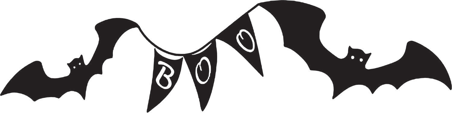Craft Stamp - Halloween Boo Bats CRAFT STAMP HALLOWEEN BOO BATS