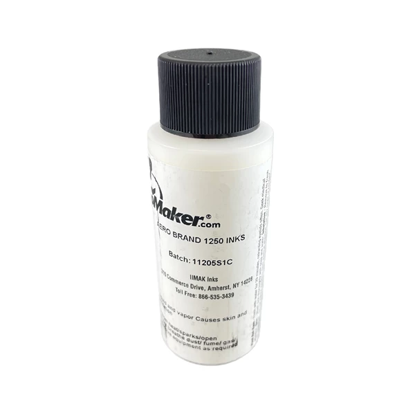 White Mark II Stamp Ink For Stamping Non-Porous Surfaces - 2 oz