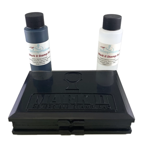 Mark II Quick Dry Stamp Kit - Black Ink Kit