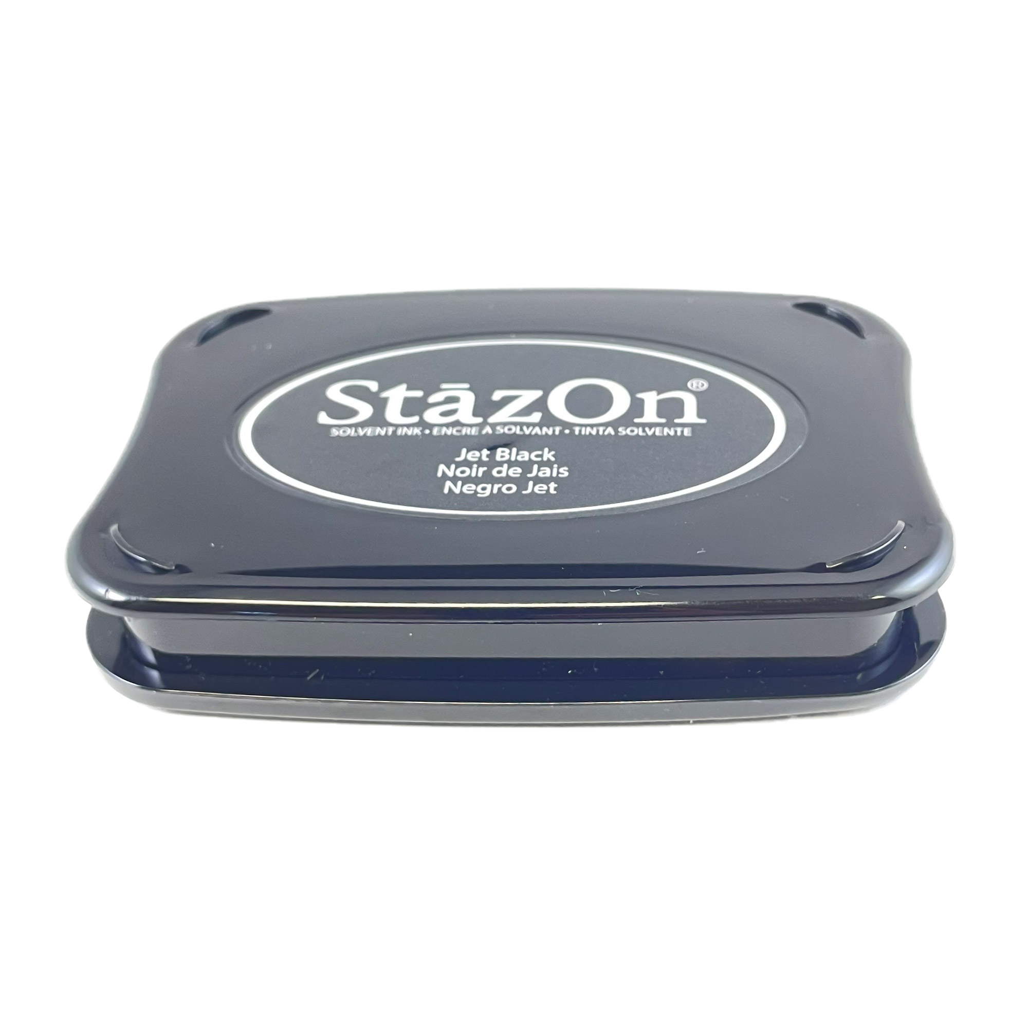 StazOn Solvent Ink Pad, Rubber Stamp Ink for Plastics and Leather