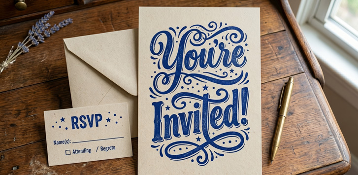 DIY graduation invite