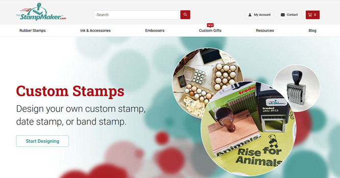 Our Website Redesign: Band Stamp Designer & New Categories