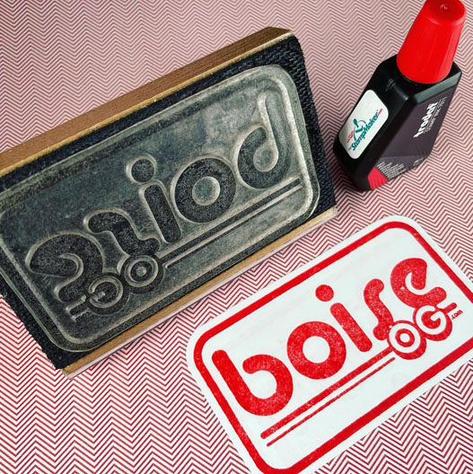 stamp for business cards