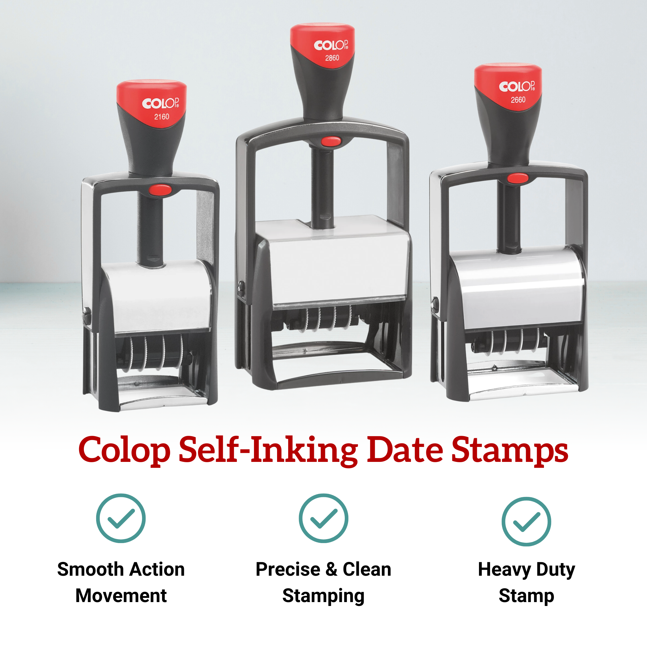 2000 Plus 2460 Cosco Date Stamp for Heavy Use