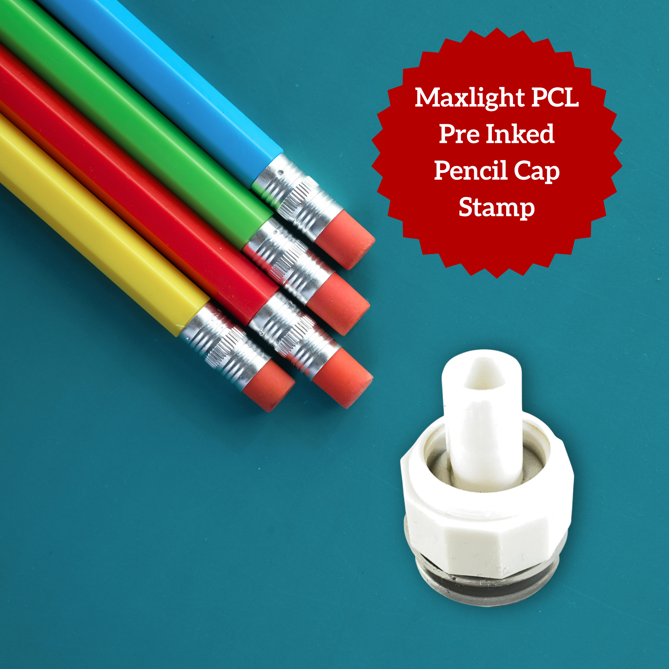 maxlight pcl pre inked pencil cap stamp