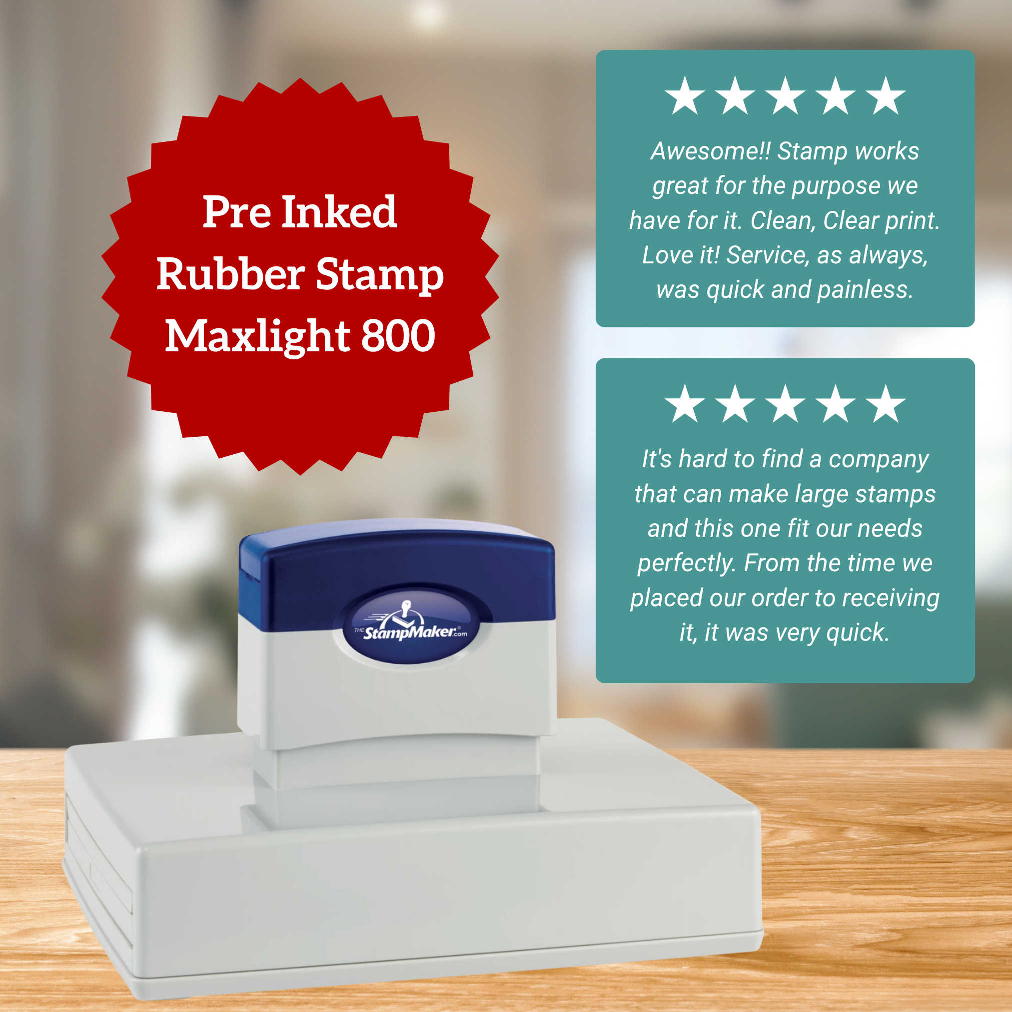 maxlight 800 stamp features