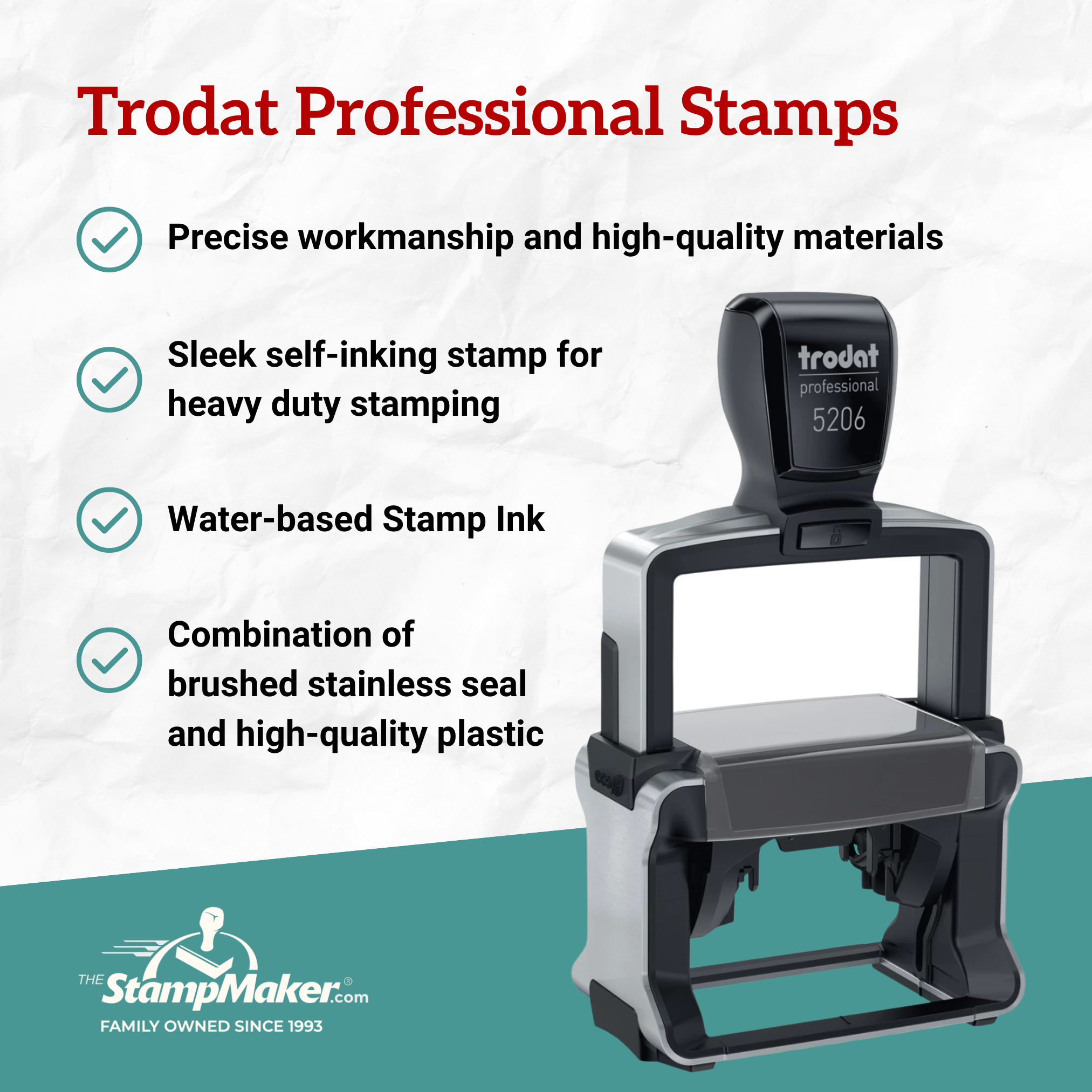 trodat professional stamp details