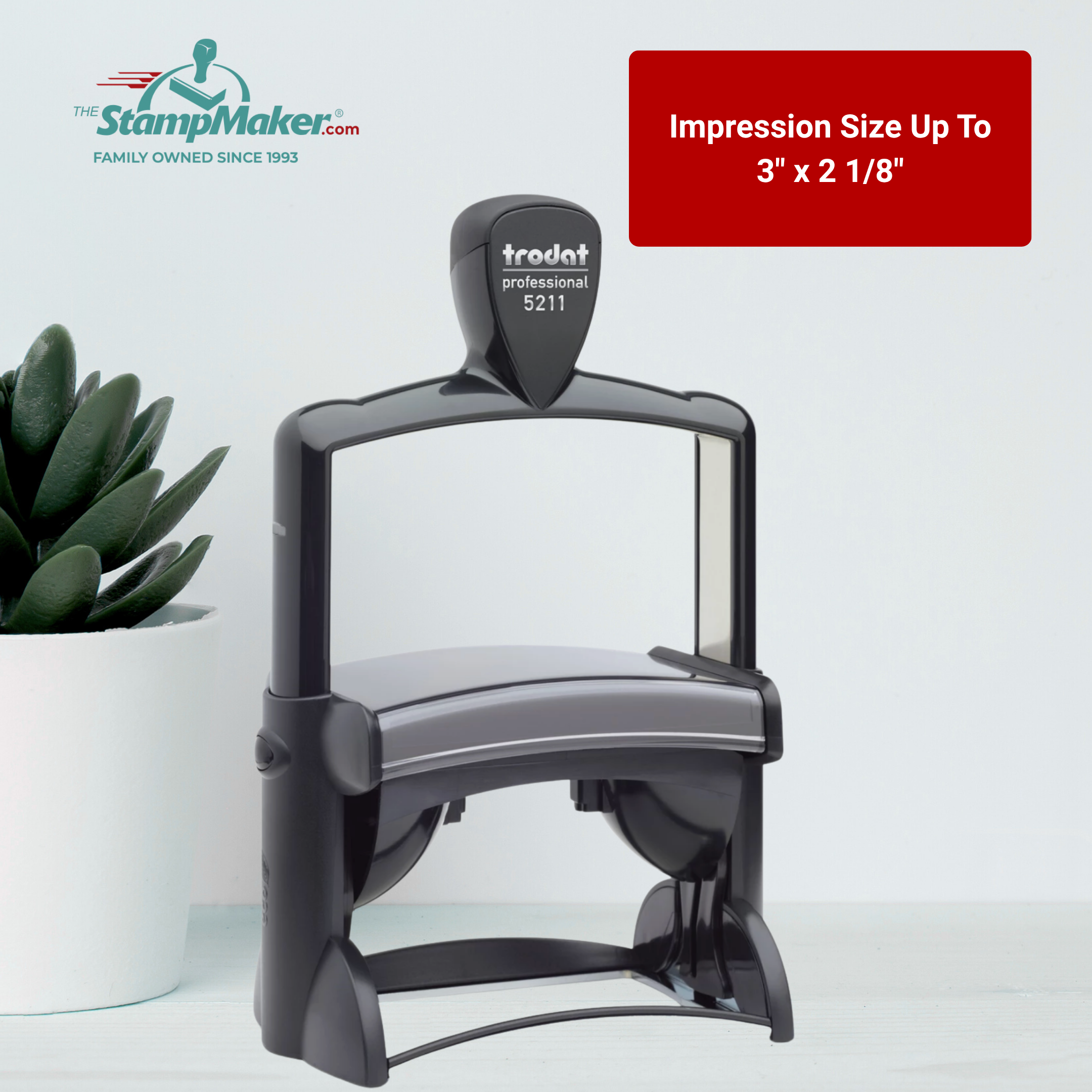 trodat professional 5211 impression size