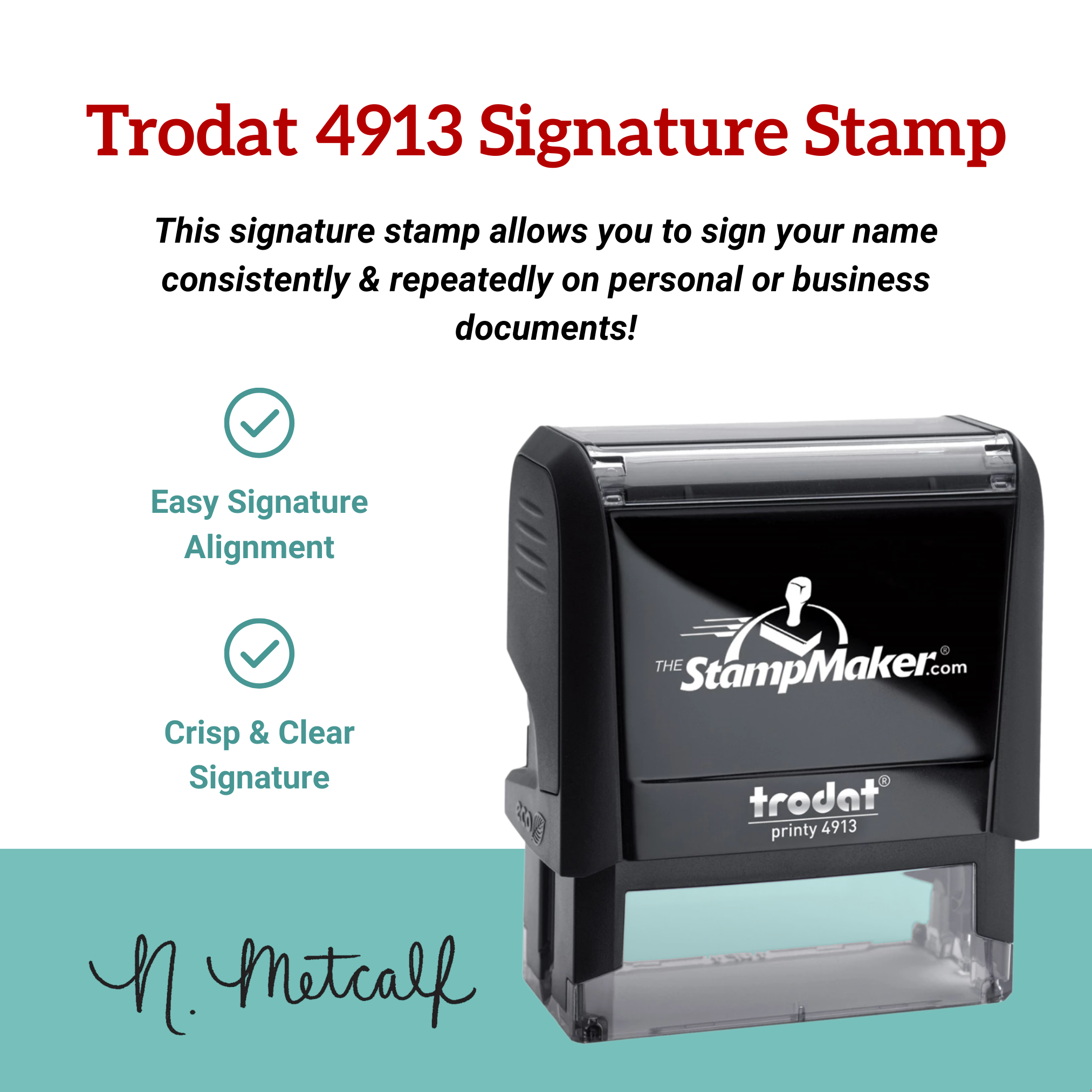 signature stamp trodat 4913