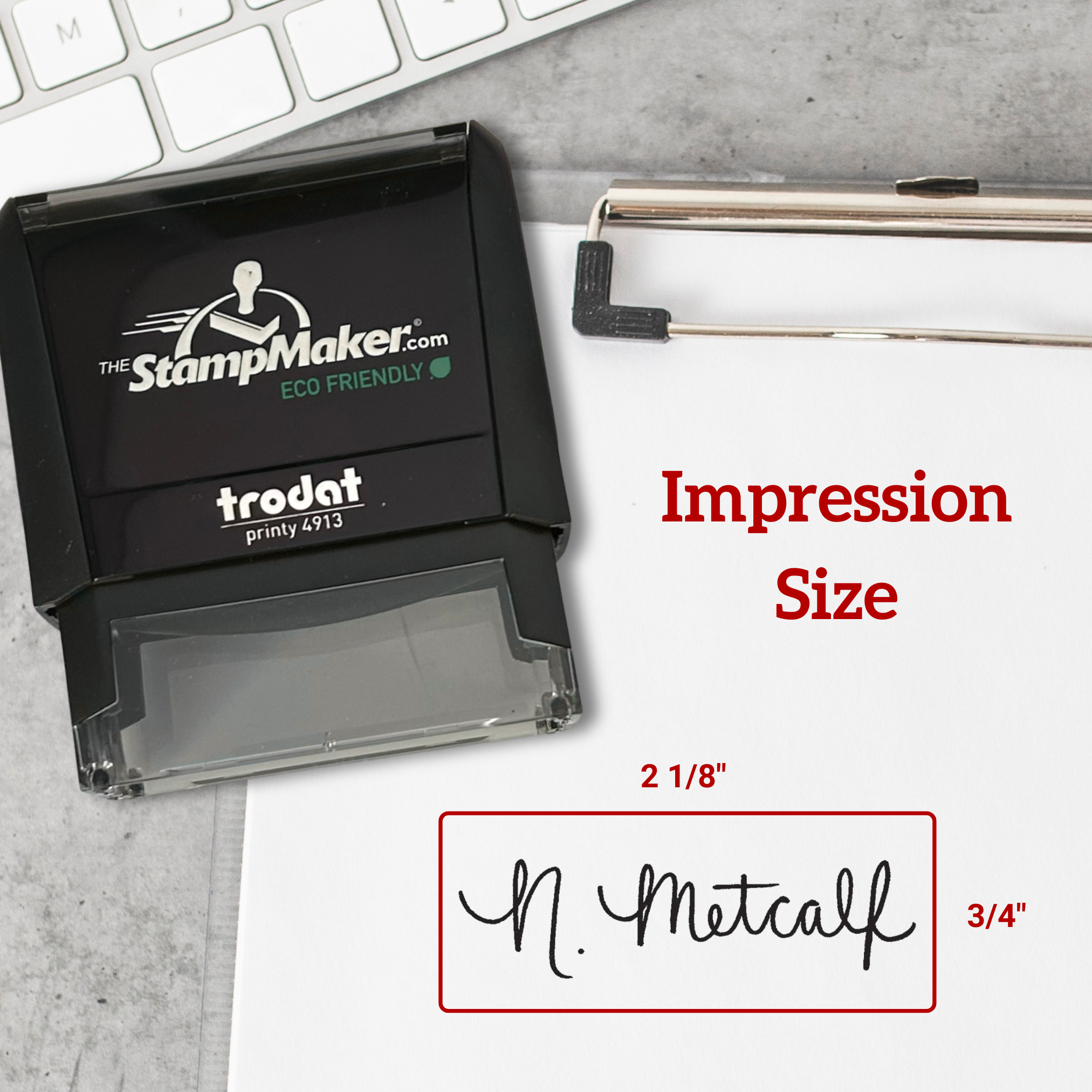 impression trodat 4913 signature stamp