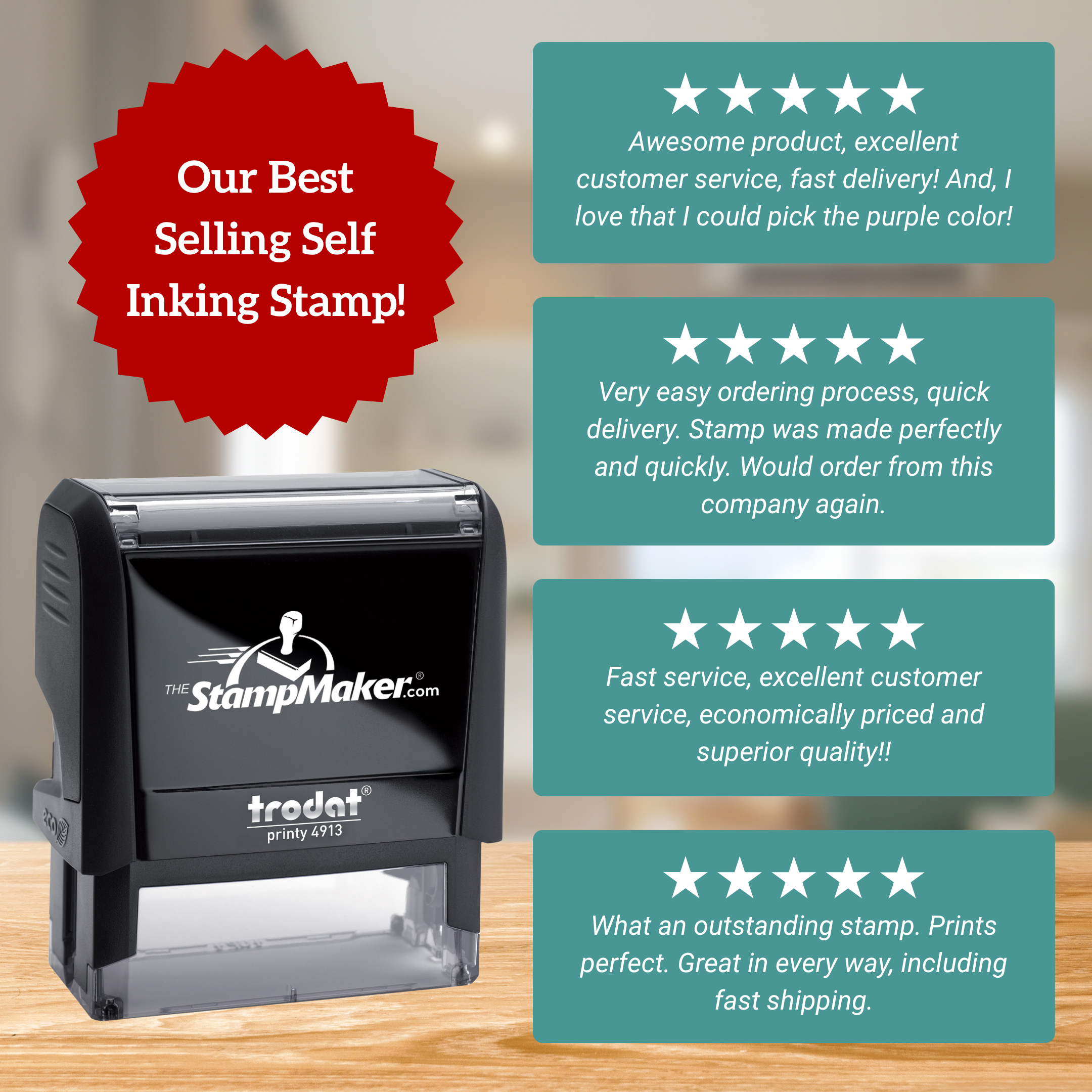 trodat 4913 - best selling self inking stamp