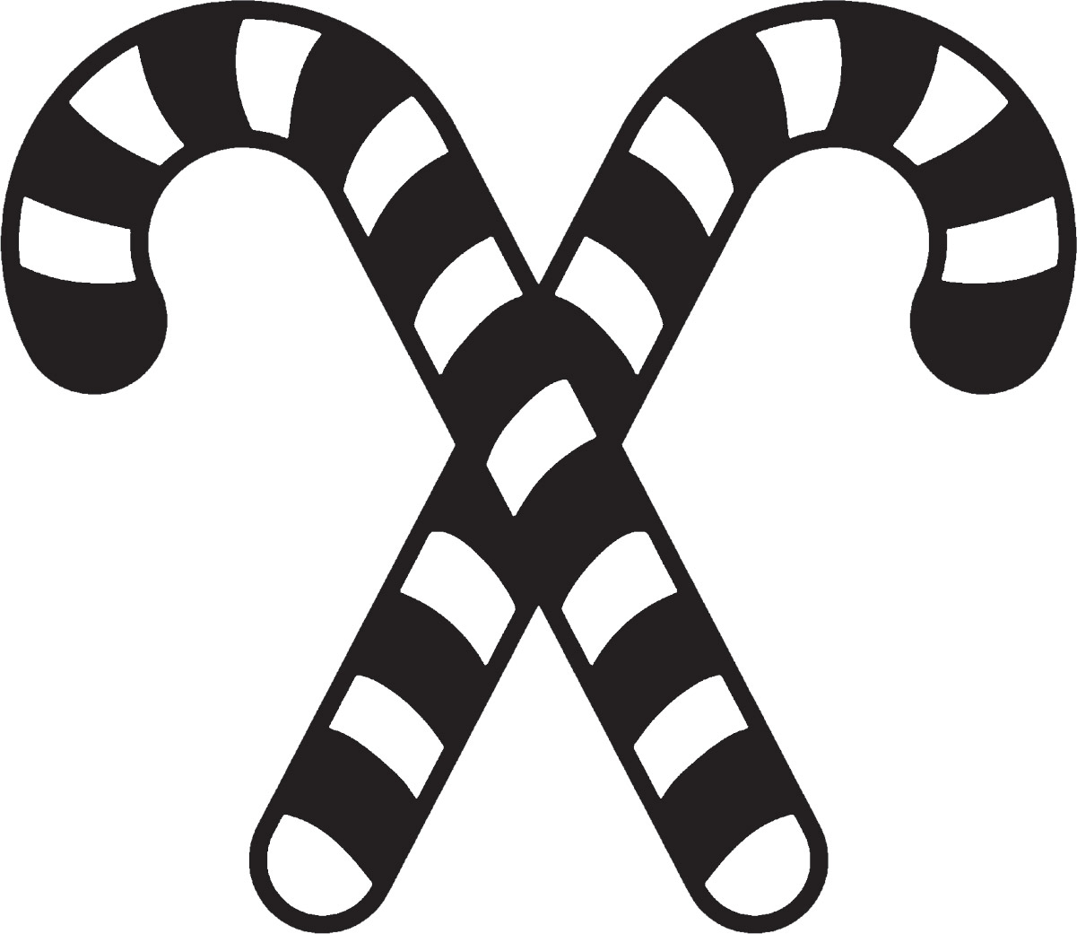 Craft Stamp Christmas 8 - Candy Canes CRAFT STAMP CHRISTMAS 8