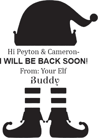 Craft Stamp Christmas 12 - Elf Custom CRAFT STAMP CHRISTMAS 12