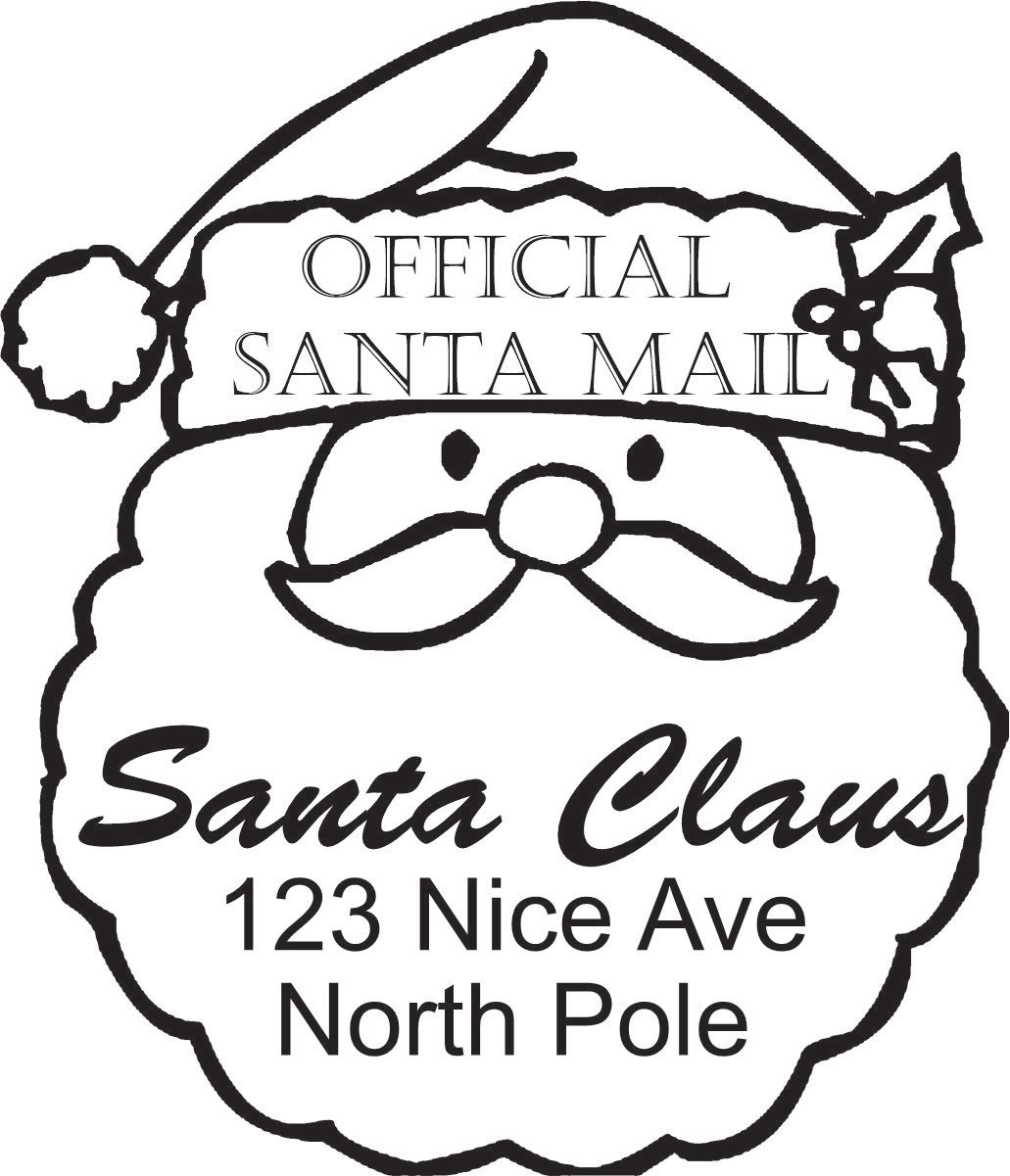 Craft Stamp Christmas 3 - Santa Mail