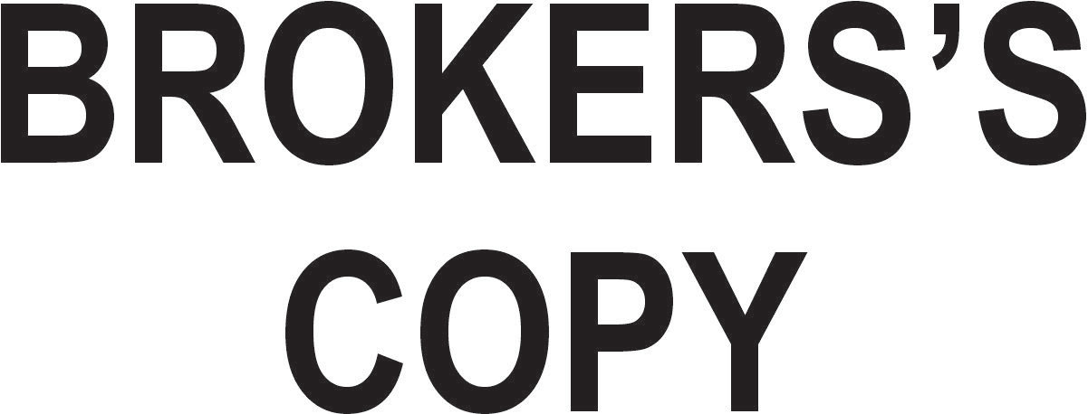 Brokers Copy Stamp - RE4