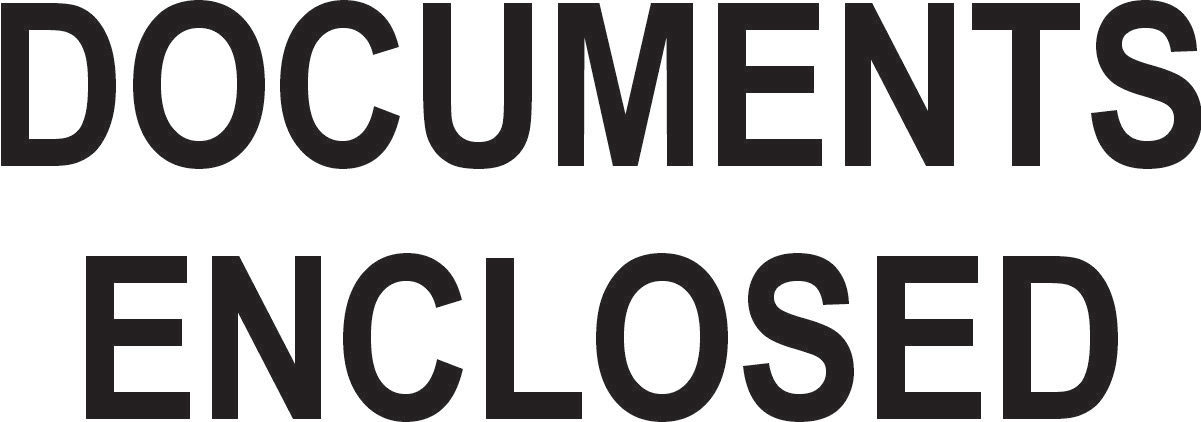 Documents Enclosed Stamp - RE5