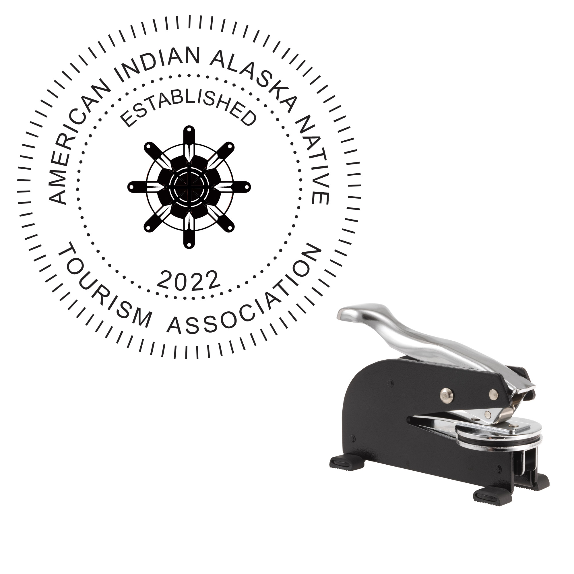 Long Reach Desktop Embosser with Art and Text