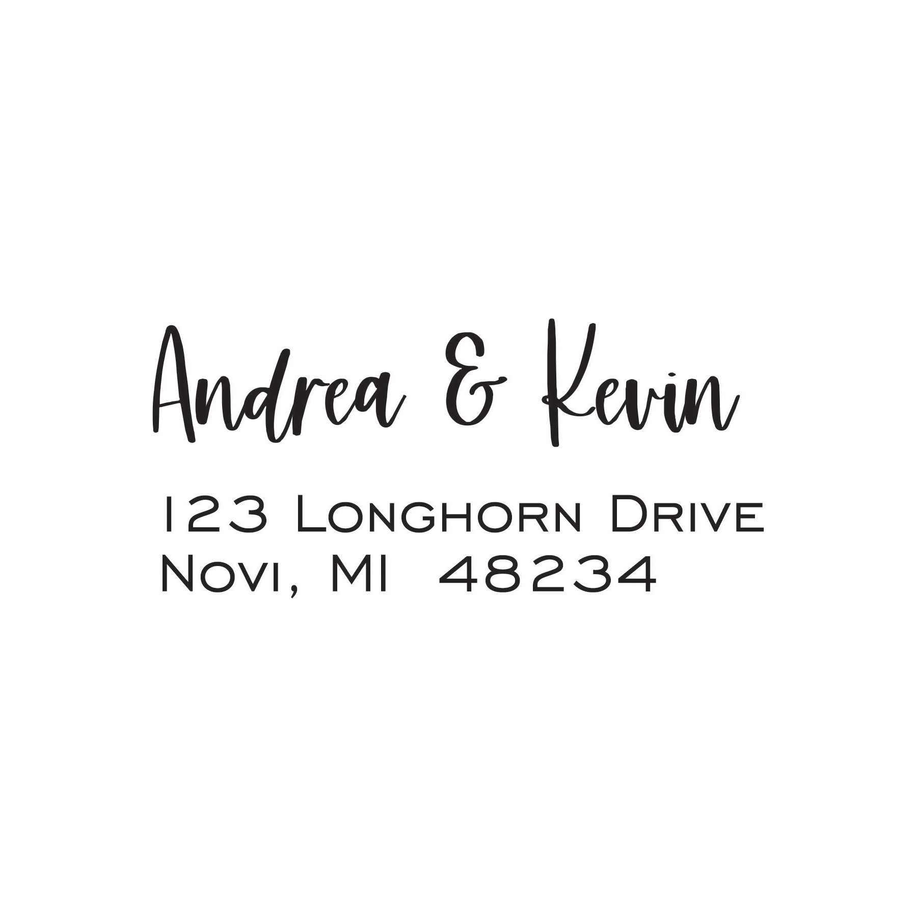 Wedding Stamp C - Address